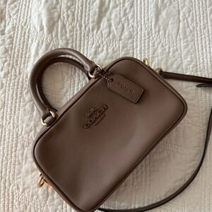 Coach Tan Leather Crossbody Bag